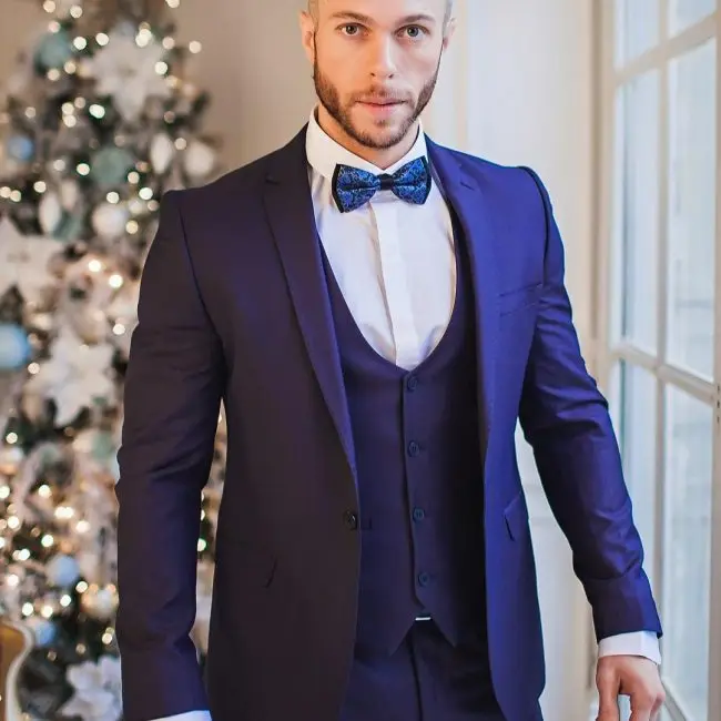 Latest Coat Pant Designs Navy Blue 