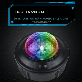

Stage Light RGB LED Party Effect Disco Ball Light Sound Activate Laser Projector RGB Stage Light Music Christmas KTV Party
