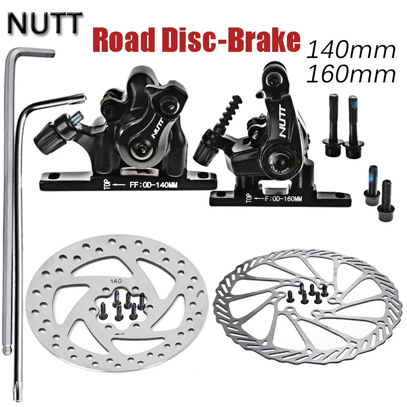 NUTT Road Bike Disc Brake Caliper 140 160 mm Double Mechanical Line