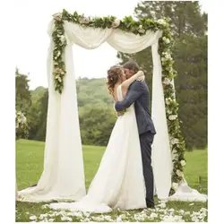 Arche de mariage carrée en fer, arrière plan blanc, support pour fleurs, fournitures de décoration pour fête nuptiale 