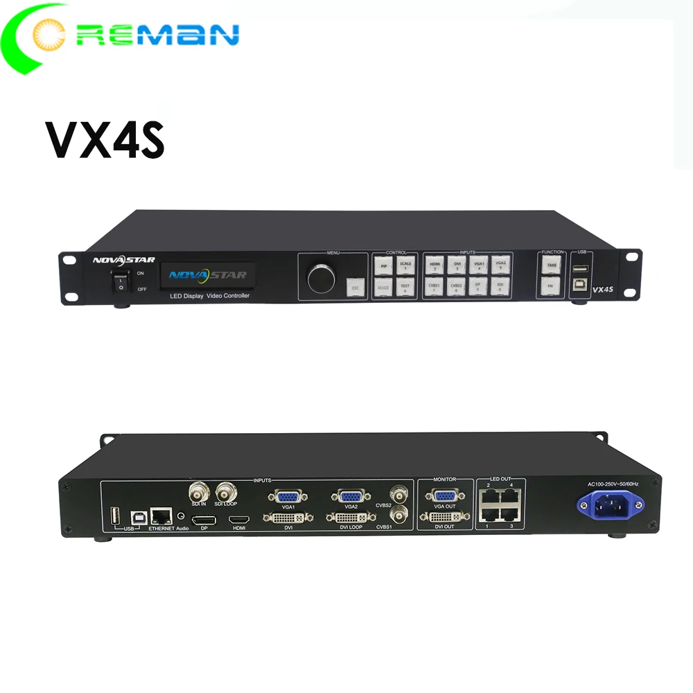 VX4S/VX4U/VX6S Nova все в одном контроллере для внутреннего наружного матричного светодиодного дисплея