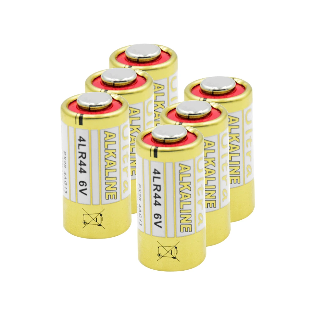 YCDC 6 шт. 4LR44 6V 150 мА/ч сухой щелочной Батарея для дрессировки собак воротники A544 4034PX