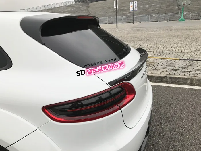 Подходит для Porsche Macan PD углеродного волокна задний спойлер заднее крыло