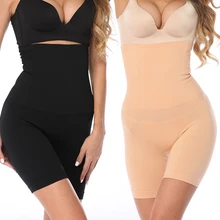 Легкоформовочные штаны для женщин, контроль живота, трусики, высокая талия, формирователь бедра, стройнее, подтяжка ягодиц, формирующие короткие, волшебное тело, Корректирующее белье, трусы