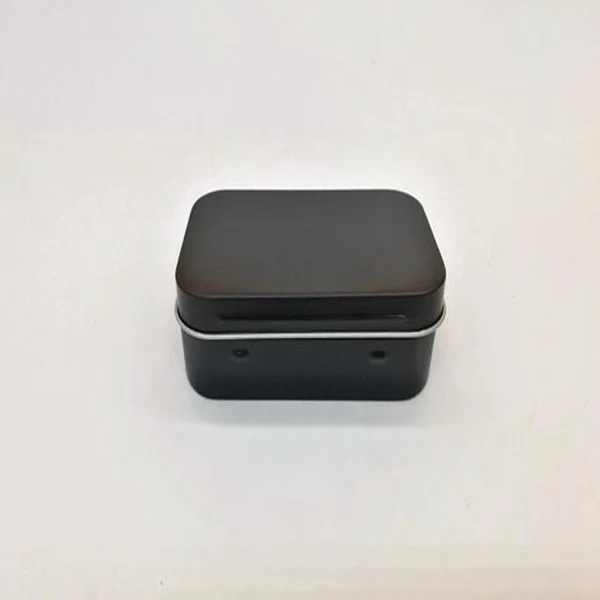 

200 шт./лот простая черно-белая жестяная коробка 9,5 см x 6 см x 2,1 см прямоугольная чайная Конфета визитница коробка для хранения usb