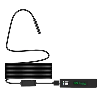 

Wireless WiFi Endoscope Camera HD 1200P Mini Soft Cable Inspection Camera 8mm LED Borescope for IOS Android PC Endoscope