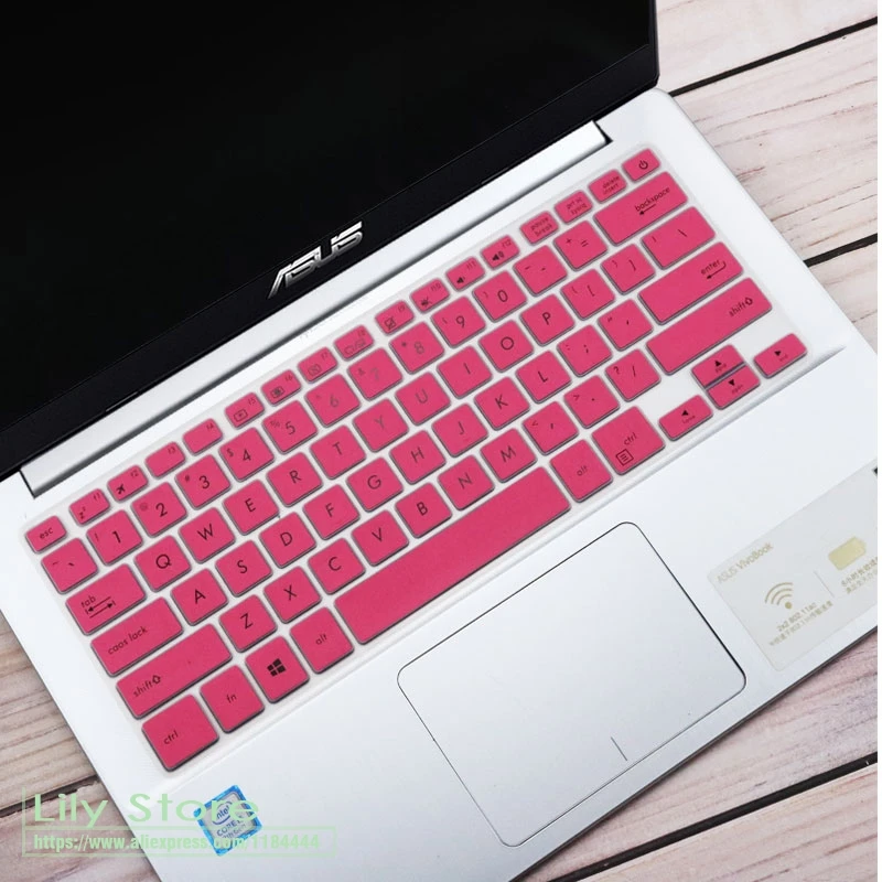 Pink 14 дюймов защита для клавиатуры ноутбука кожного покрова для Asus vivobook S14 X411UF X411UA X411 X411UN X411MA X411N R421 Тетрадь - Цвет: Pink