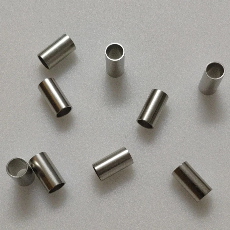 

10X Pcs RF Connector Squeeze Tube pipe For LMR195 RG58 RG142 RG223 RG400 Cable Straight Nickel Plated