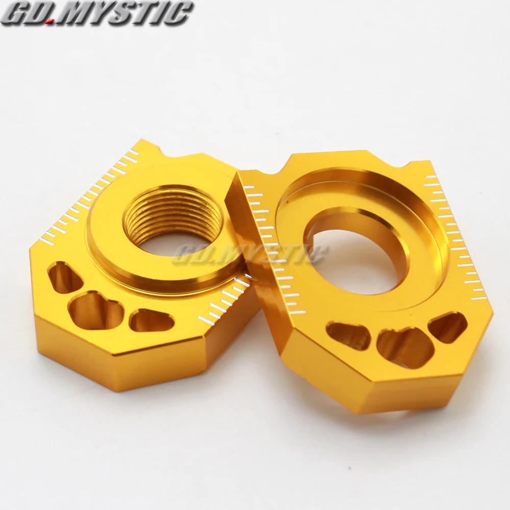 Задний блок регулировки цепи CNC для KTM SX F XC EXC W 85 125 150 300 350 450 530 SX85 EXC250 EXC300|Накладки и