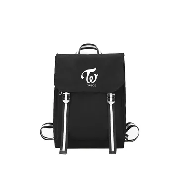 

New Korean Fashion Kpop Bags Twice Canvas Backpack Women Harajuku Kawaii Backpacks for Teenage Girls Rucksack Sac A Dos Femme