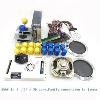 

Pandora Box 3D 4018 kit DIY Arcade Kit + 33mm LED buttons + Copy SANWA Joystick Arcade Console machine Home closet package