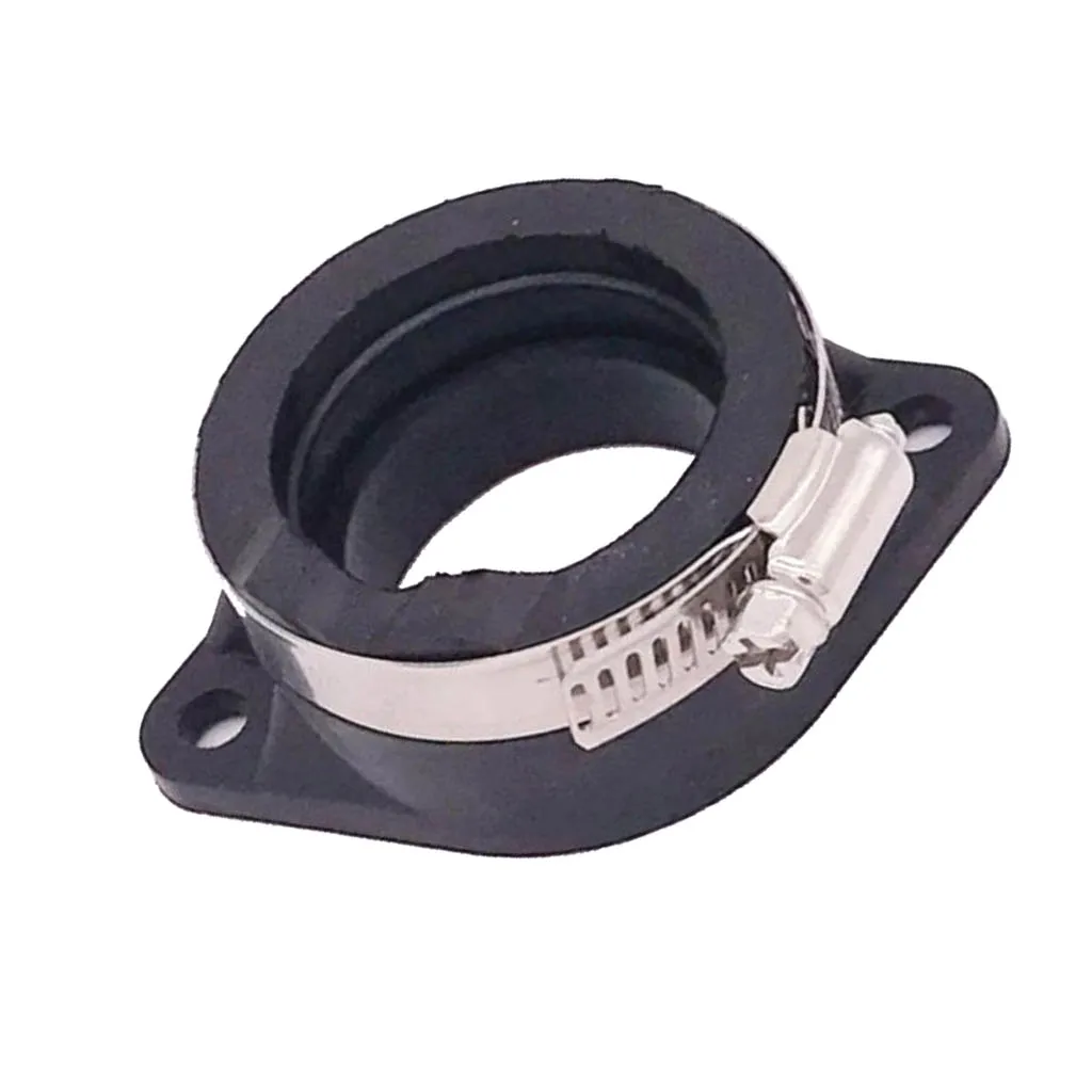 36mm 40mm Carburetor Intake Manifold Flange Adapter Fit for Suzuki GN250 (Black)