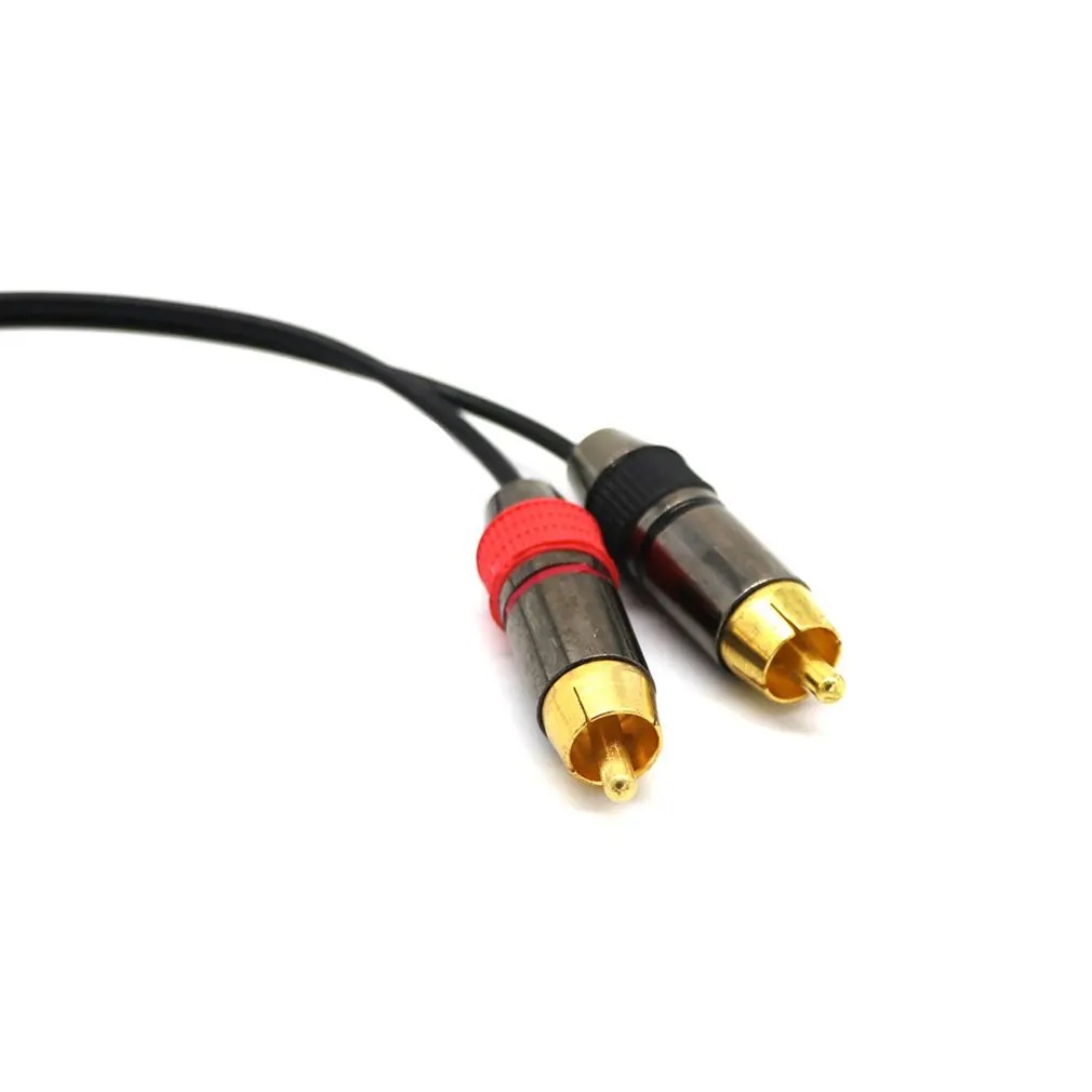 Pure Gold 3.5 Stereo Jack Socket To 2 Phono Rca Sockets Adapter Cable 3.5 Female To 2rca 0.2mi Audio Line