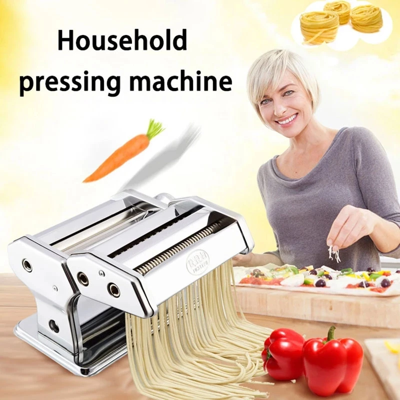 Stainless Steel Pasta Manual Dual Use Noodle Maker Handmade