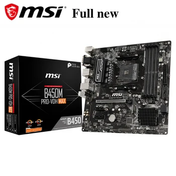 

Original MSI Motherboard B450M PRO-VDH MAX Socket AM4 DDR4 USB2.0 USB3.1 64GB AMDB450 Desktop Mainboard