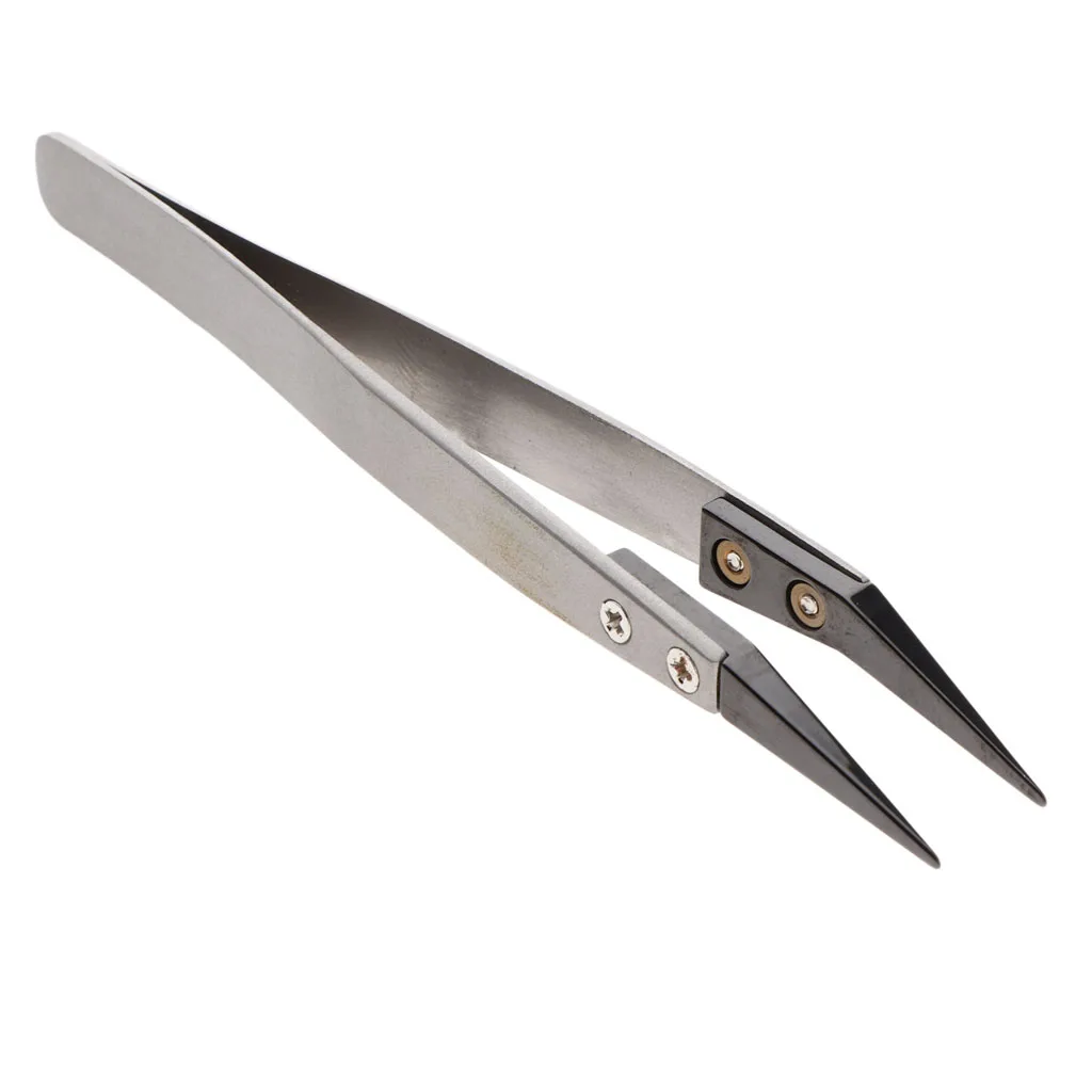 Ceramic Tweezer Precision Ceramic Tips Tweezers for Vaping,Coil Master,Hobbies,DIY Crafts