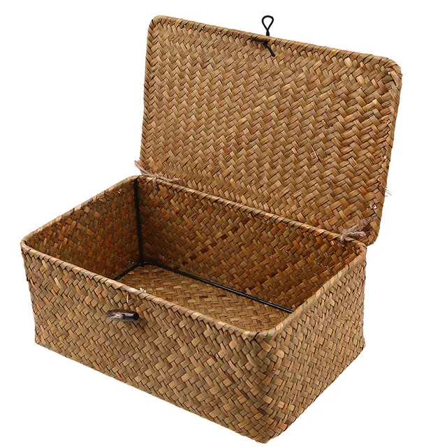Rectangular Woven Storage Basket 2