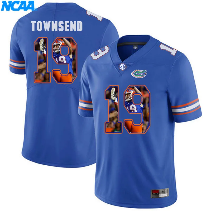 Новое поступление высокое качество Florida Gaters Townsend#19 Скарлетт#25 футболка колледжа ограниченная Спортивная футболка S-XXXL - Цвет: 3