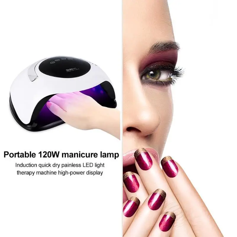 36/96/120W Портативный USB EU/US Светодиодный лампа для сушки ногтей, быстро сохнет, MachineNail Nail Art инструменты Наборы подарок на год