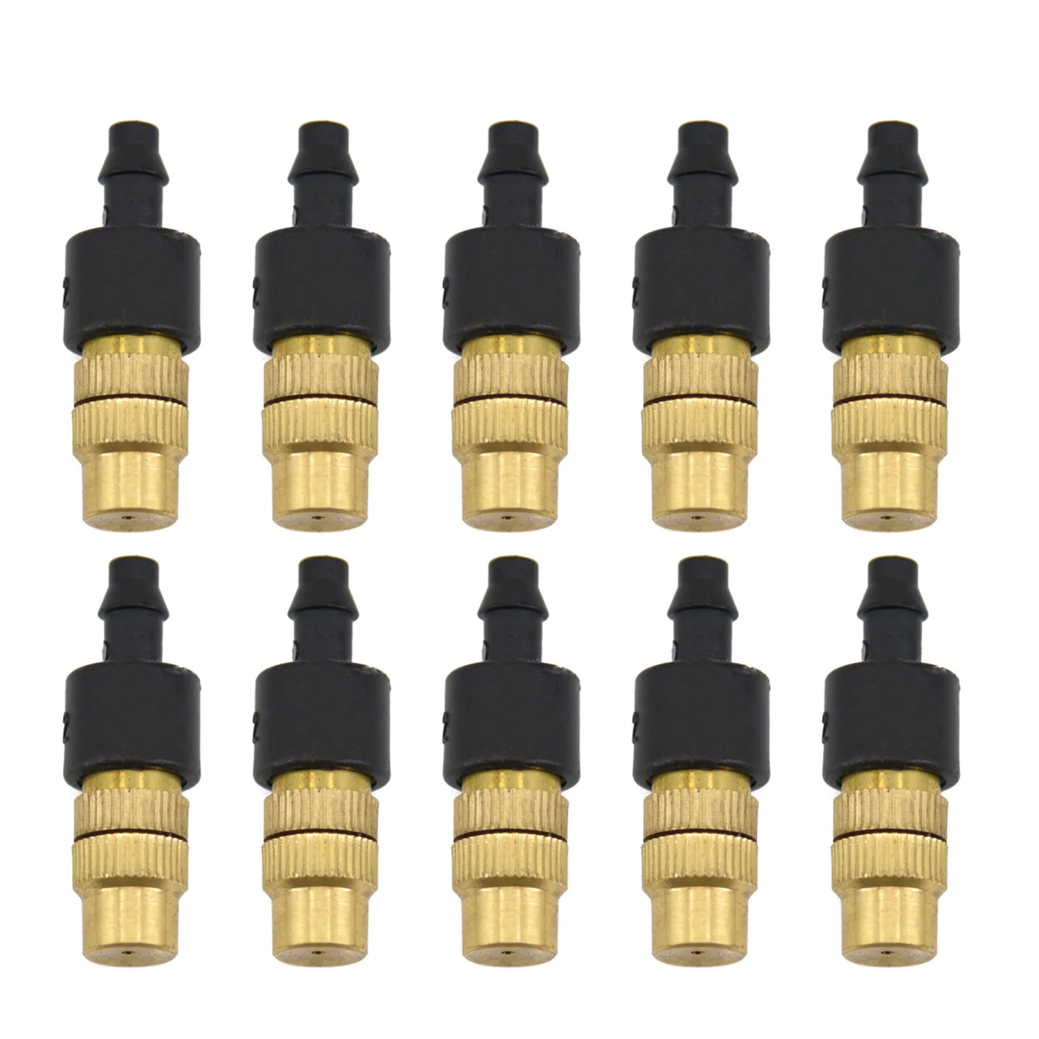 10 шт./компл. Регулируемый на случай запотевания стекол можно использовать сопло для садоводства полив латунь спрей разбрызгиватель Лидер продаж