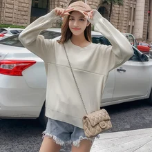 Осенне-зимний свитер модные послеродовые лактация вязаные пуловеры