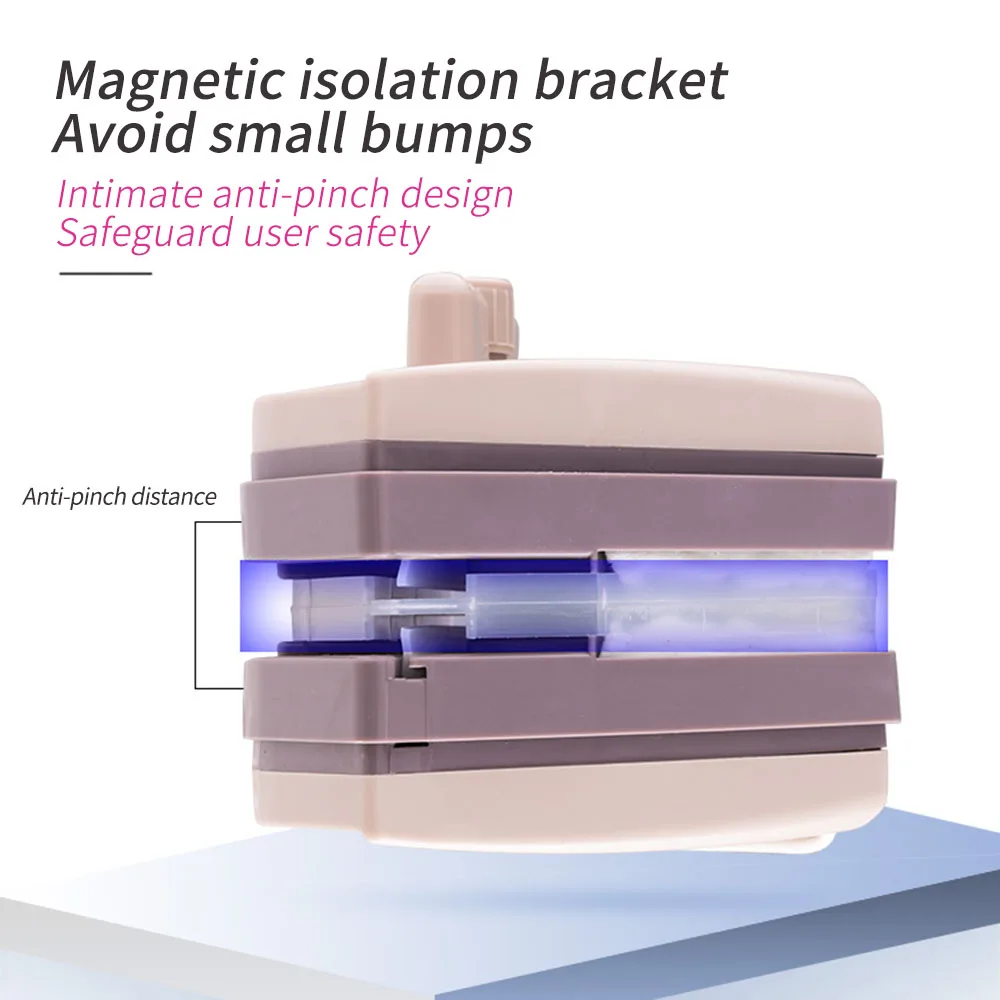 5-35mm Triangle Magnetic Window Glass Cleaning Brush Windows Glass Cleaner Tools Double Sided Wiper Surface Brush Washing Tools