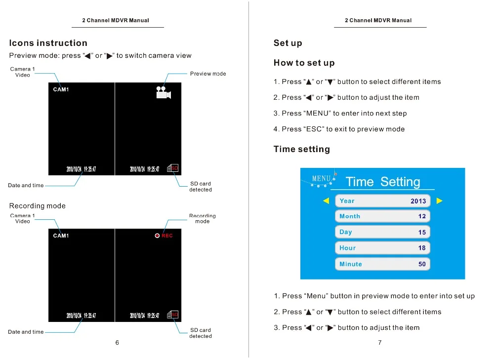 2CH Mobile DVR Manual-5 副本