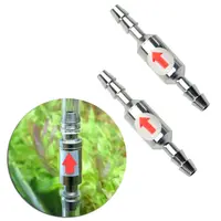Aquarium Stop Valve Anti-carbon Dioxide CO2 Check Valves Stainless Steel Bubbler Refiner For Carbon Dioxide Equipment C6UE 1