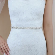 TRiXY S101 Свадебные ремни с жемчугом, стразы, пояс для свадебного платья, свадебные аксессуары, лента для невесты