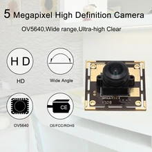 ELP OEM 170 градусов широкоугольный USB 2 веб-камера CMOS OV5640 5MP рыбий глаз камера для Android, Linux, Windows