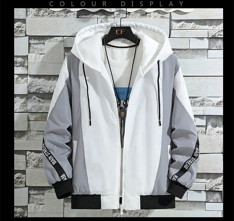 Hot Sales Second Cotton Coat Male STUDENT'S Large Size Loose Fashion Autumn And Winter Mixed Colors Printed Cotton Coat MEN'S To