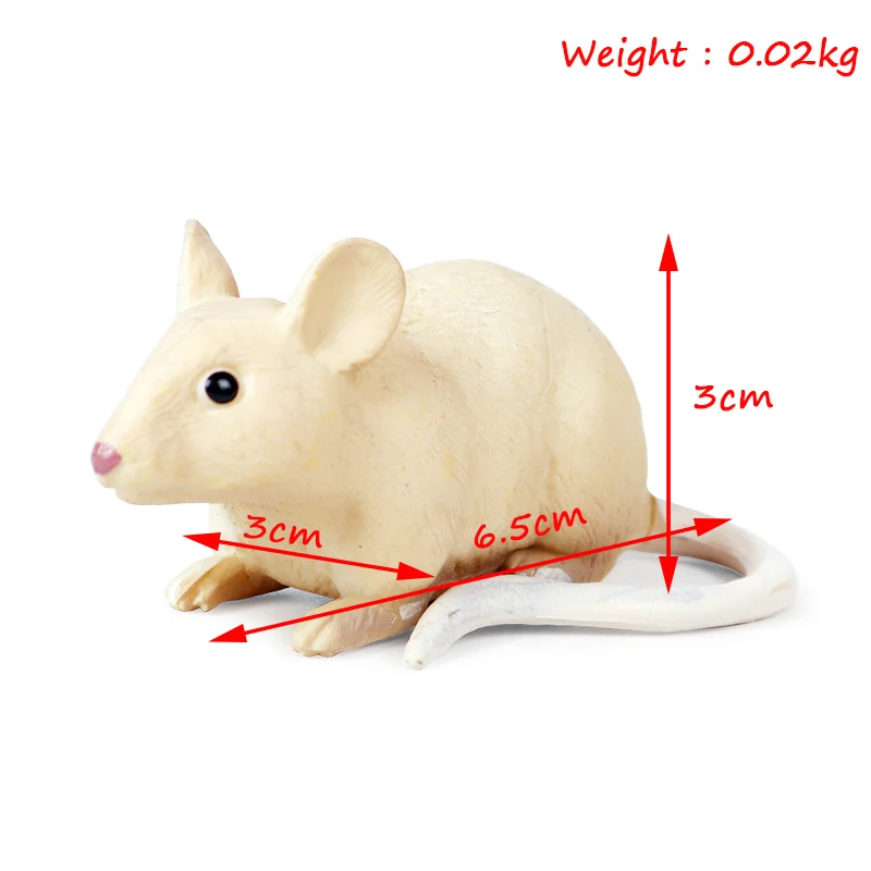 Имитация симпатичного грызуна Мышь Крыса фигурка животного модель бонсай украшение миниатюрная сказочная комната садовый орнамент подарок