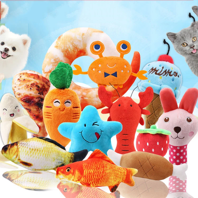 1 шт. плюшевая игрушка для маленьких собак | Дом и сад