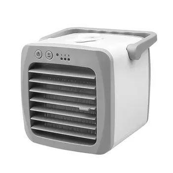 

USB small air conditioner mini fan household dormitory office air cooler Desk Cooler Cooling Bladeless Fan