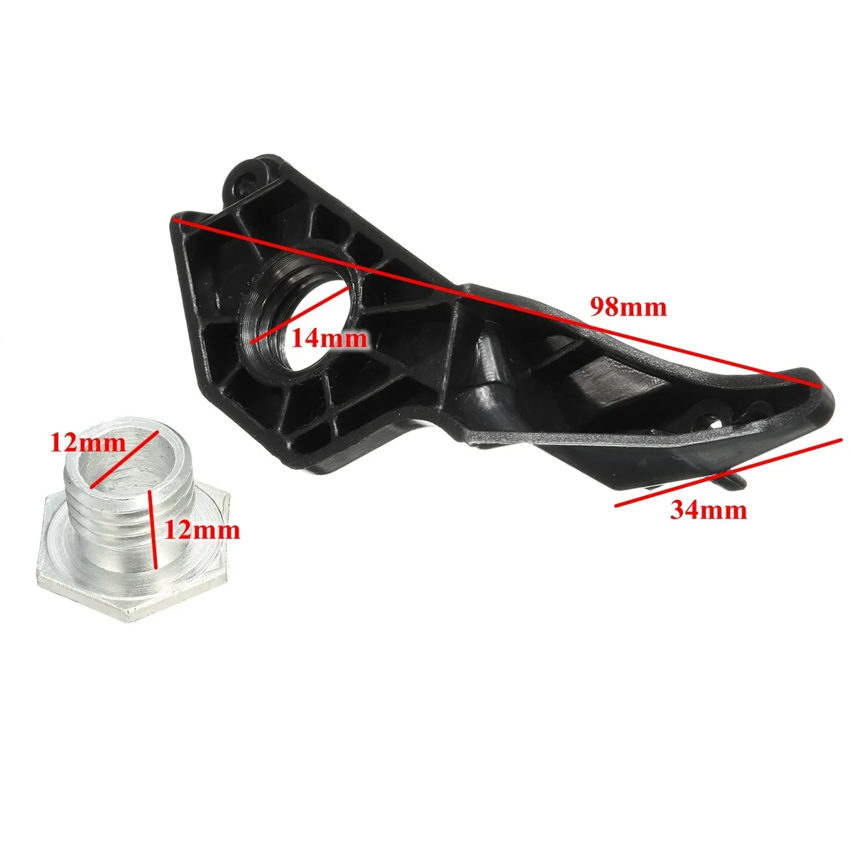 Ремонтный кронштейн клипсы для автомобильных фар L & R 2 шт. серия E60 E61 525i 530xi 550i 540i