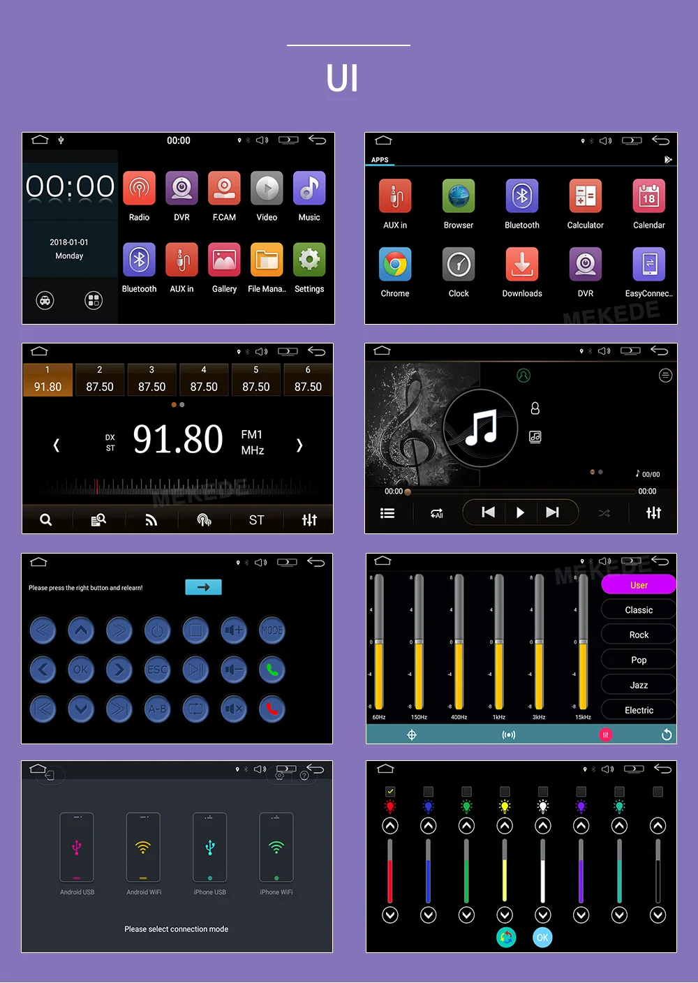 HD 1din Android 8 ''Универсальный Автомобильный dvd-плеер gps навигация Стерео Bluetooth Радио Аудио плеер FM Автомобильный мультимедийный плеер
