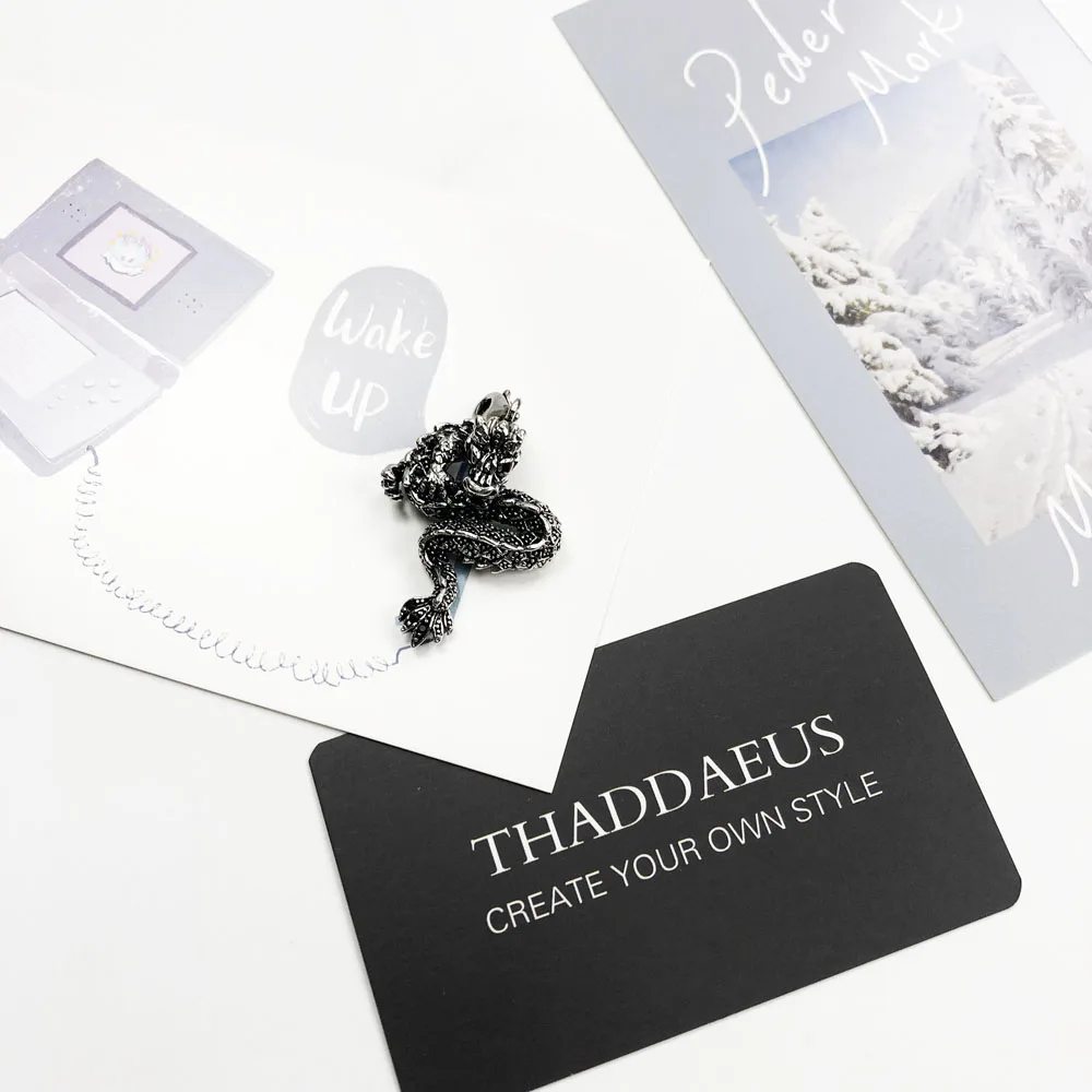 Кулон с мифическим драконом 2019 новые модные ювелирные изделия европейские