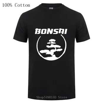 

Chinese ink Painting Style Men Tee Shirt Miyagi Do Karate Bonsai Tree in Circle Cobra Kai Retro Graphic T-Shirt 3D Cotton Tshirt
