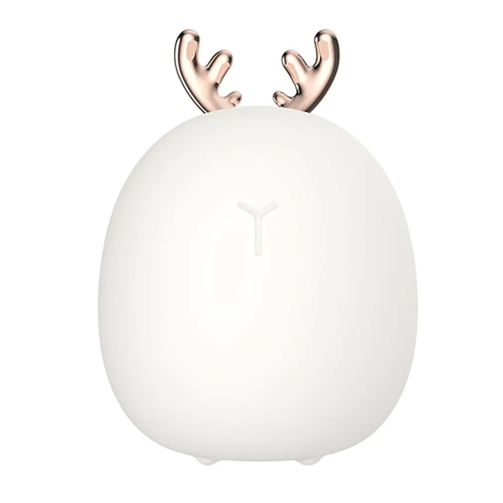 

ICOCO Mini Dimmable Led Animal Super Night Cute Cartoon LED Lamp Silicone Kids Baby Bedside Night Light Lamp