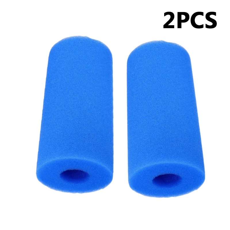 

2Pcs Swimming Pool Foam Filter Sponge Reusable Washable Swimming Pool Filter Foam Sponge Cartridge 10*20cm