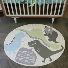 120 см, скандинавские детские коврики для игр, коврик с динозавром для детей, детские коврики для мальчиков, детские коврики для игр с динозаврами, декор детской комнаты