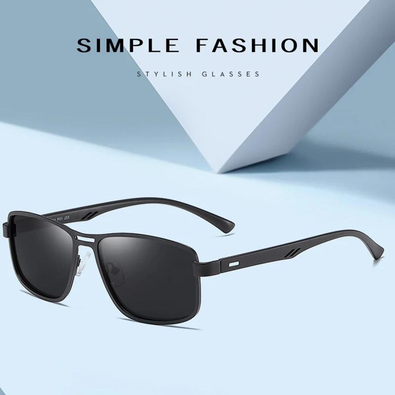 SAYLAYO NEW Ultralight Polarized Sunglasses Men Women Driving Square Style Vintage Sun Glasses Male Goggle UV400 Gafas De Sol