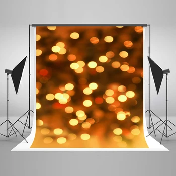 

VinylBDS Golden Sparkle Backdrops Photography Backgrounds For Photo Studio Bokeh Computer Printing Baby Backdrops Fotografia