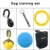 Набор для Дрессировки Собак Pet Whistle Clicker Bag Rope Ball Ring Puller Toys Big Dogs Interactive Trainings Equipment Accessories For