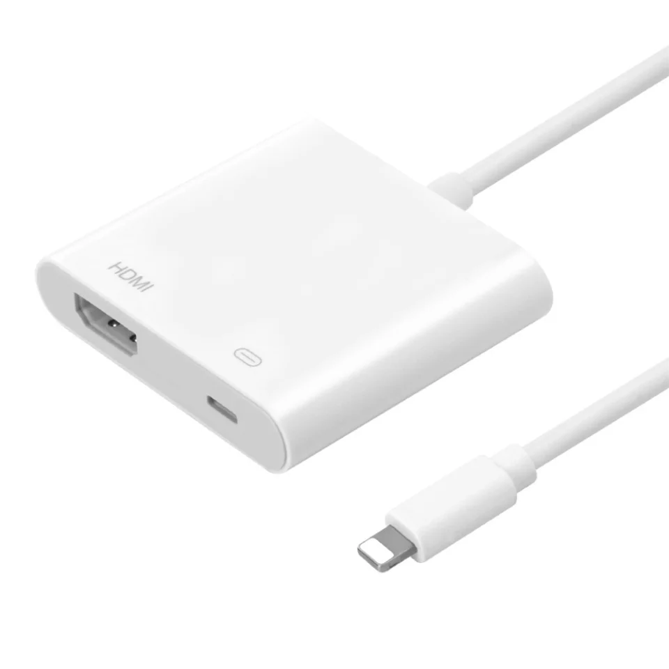 Цифровой AV HDMI адаптер, совместимый с iPhone iPad к HDMI Кабель-адаптер, HDMI ключ совместим с iPhone 8 7 6 5
