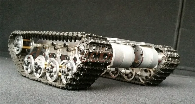US Metal Robot Tank Crawler Chassis DIY For Arduino Experiment Smart Car 