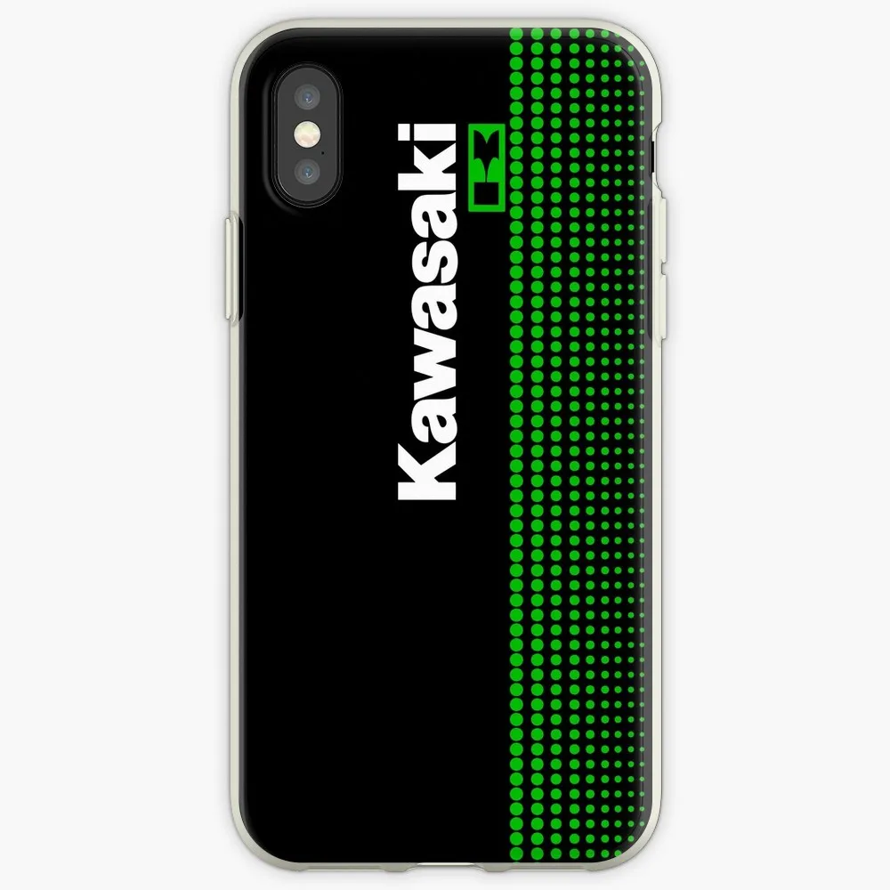 

KAWASAKI Circle Transparent Case For Apple iPhone X XSMAX XR case for iPhone 6 6s 5 5s 7plus 8plus iphone 7 8 case