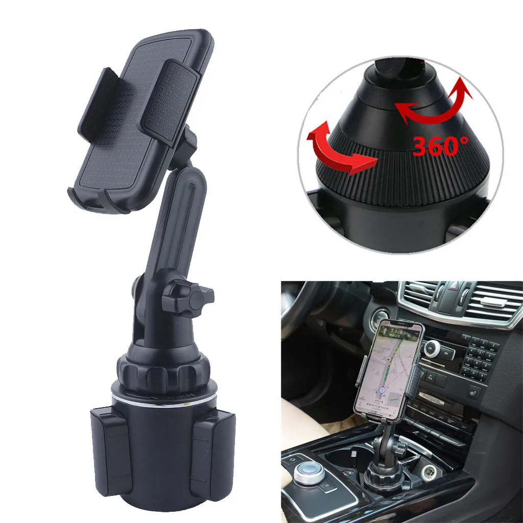 

Universal Adjustable Cup Holder Car Mount For Cell Phones WeatherTech Car Cellphone Holder Stand for Iphone 11 Pro Max