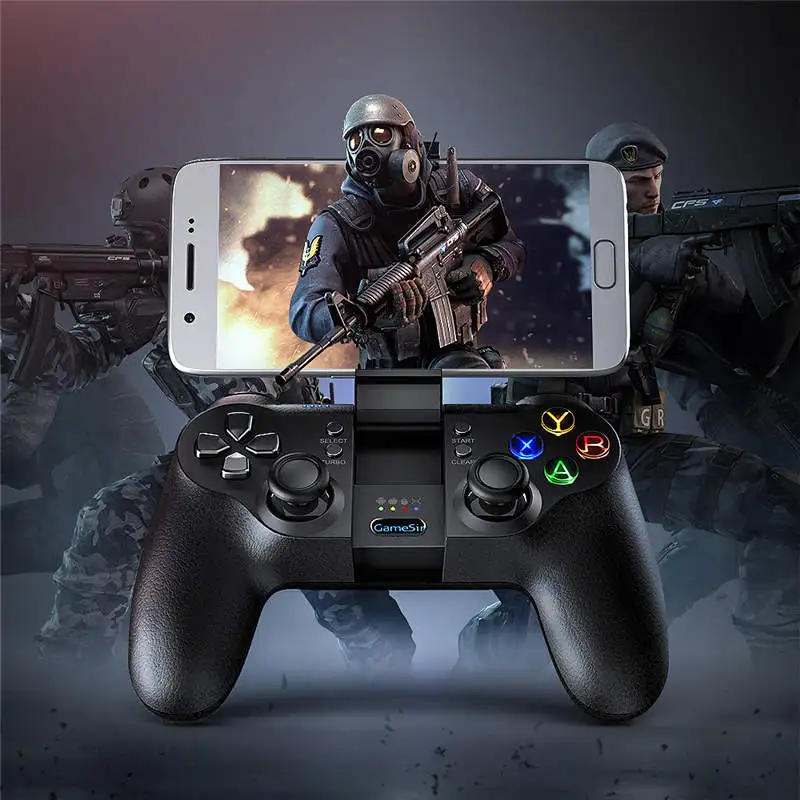 

GameSir T1's Bluetooth 4.0 and 2.4GHz Wireless Gamepad Is Suitable for Classic Game Console Apple And Android/PC/PS3/Steam Games