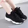 Women Flat Sneakers Breathable Lace up Canvas  Shoes Woman tenis Female Casual Femme Platform Shoes 2022 New ► Photo 2/6